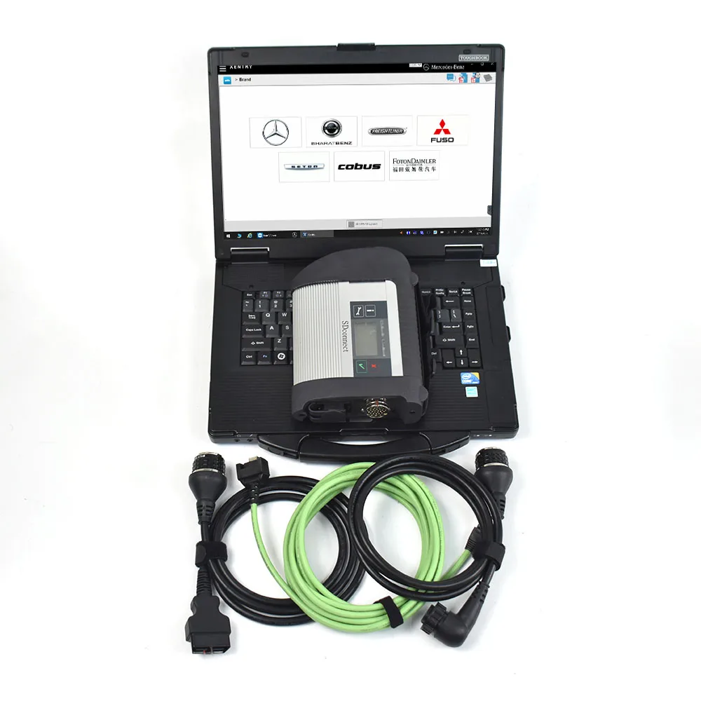 MB star c4 sd Подключение C4 Wifi PK мультиплексор xentry das для benz грузовик автомобиль