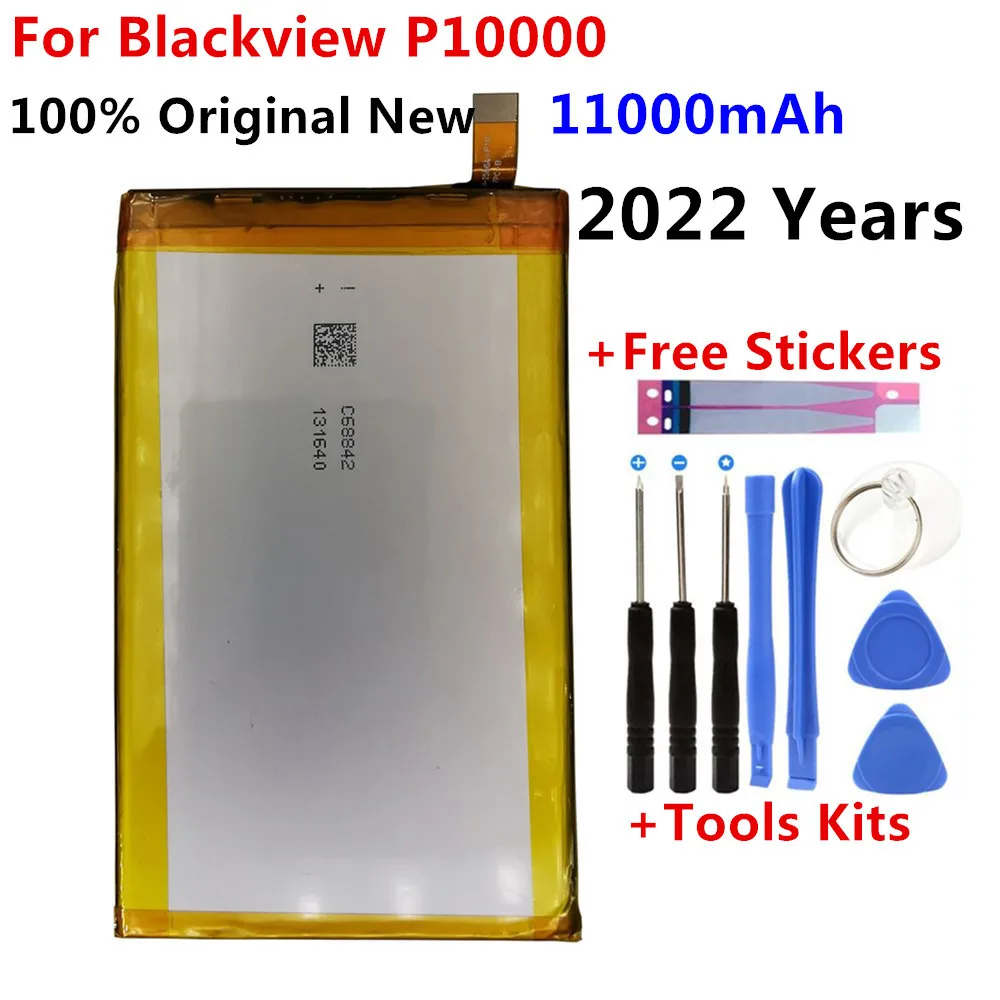 

High-quality 100% original battery for Blackview P10000 Pro 11000mAh battery Batteries+Tools