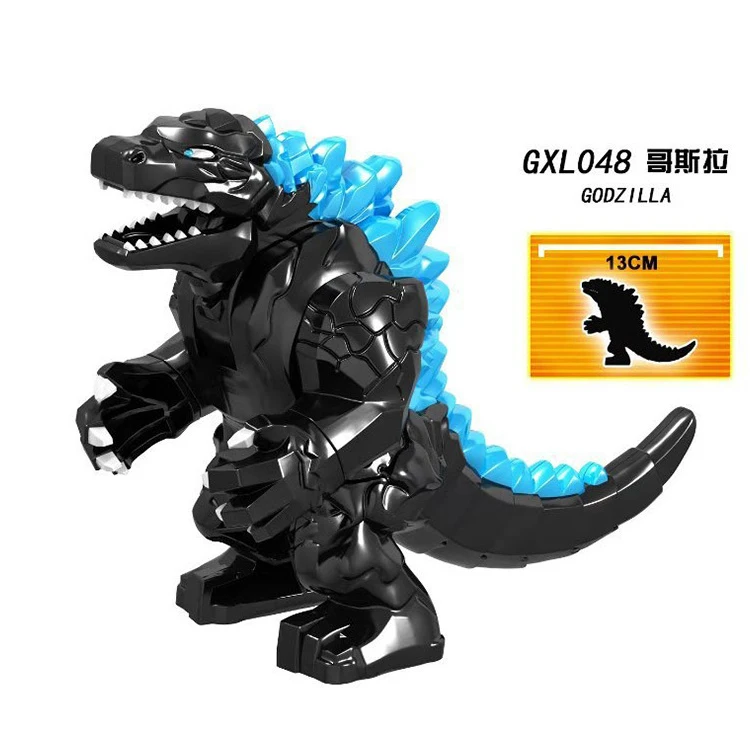 Большие фигурки из фильма Красный лотос Годзилла кирпичи игрушки строительные