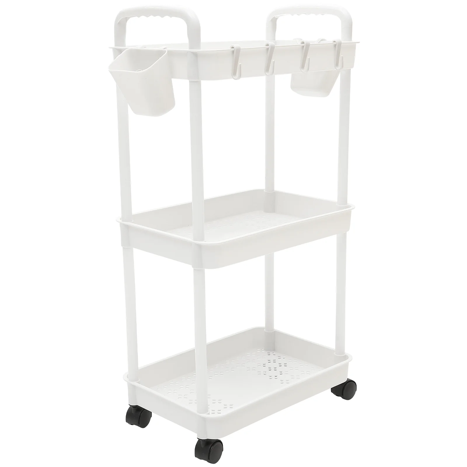 

Cart Organizer Cart For Baby Supplies Pantry Shelves Small Wheels Removable Shelf