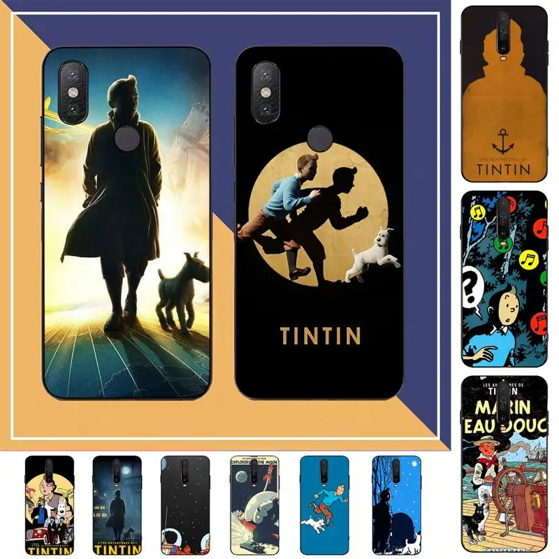

Adventures Of T-Tintinss Oil Painting Phone Case for Redmi Note 8 7 9 4 6 pro max T X 5A 3 10 lite pro