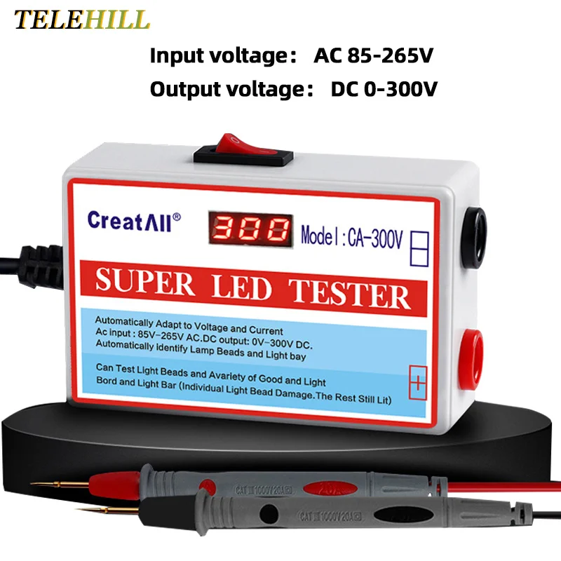 

CA-300V LED Lamp Beads Light Bar TV Backlight Tester Capacitance Diode Voltage Testing Line Checker LED Lamp Board Test Tool