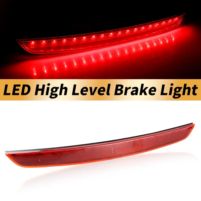 

1 шт., красный/черный дымчатый светодиодный третий дополнительный стоп-сигнал с креплением высокого уровня для Audi TT 8J MK2 2006-2014, автомобильные аксессуары