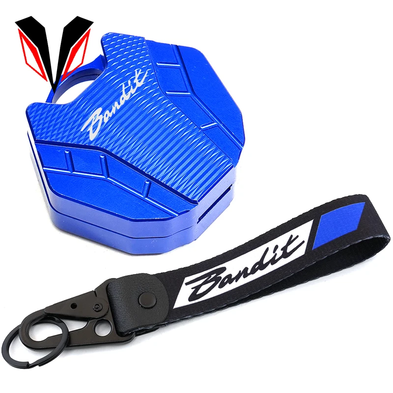 

Motorcycle CNC Key Cover Case Shell & Keyring Keychain For Suzuki Bandit 650 1200 Accessories Key Chain