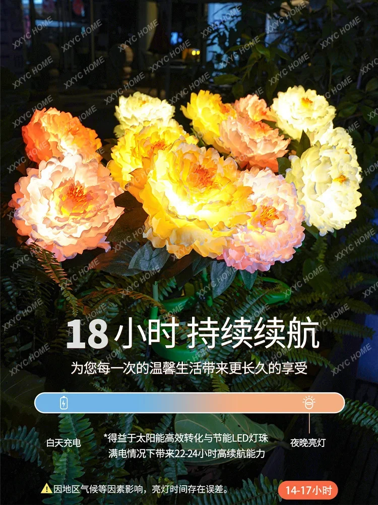 Уличный водонепроницаемый праздничный фонарь на солнечной батарее Ландшафтная