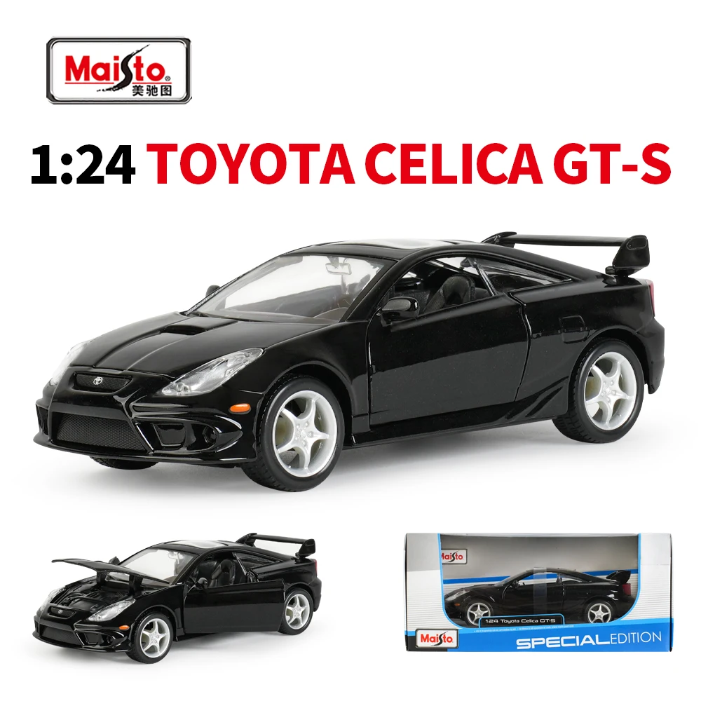 Фото Maisto 1:24 2004, Toyota Celica GT-S, статическая литая под давлением машина, Коллекционная модель автомобиля, игрушки №1