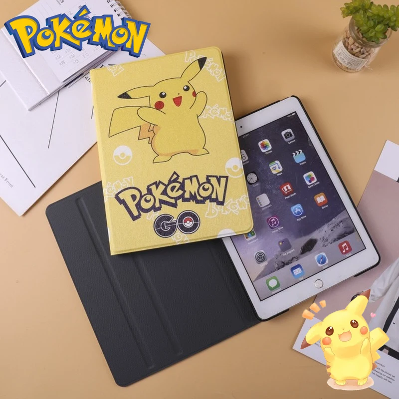 Чехол для планшета Pokemon Pikachu IPad 5 Mini 1 2 3 4 симпатичный мультяшный чехол Air 2017 2018 10