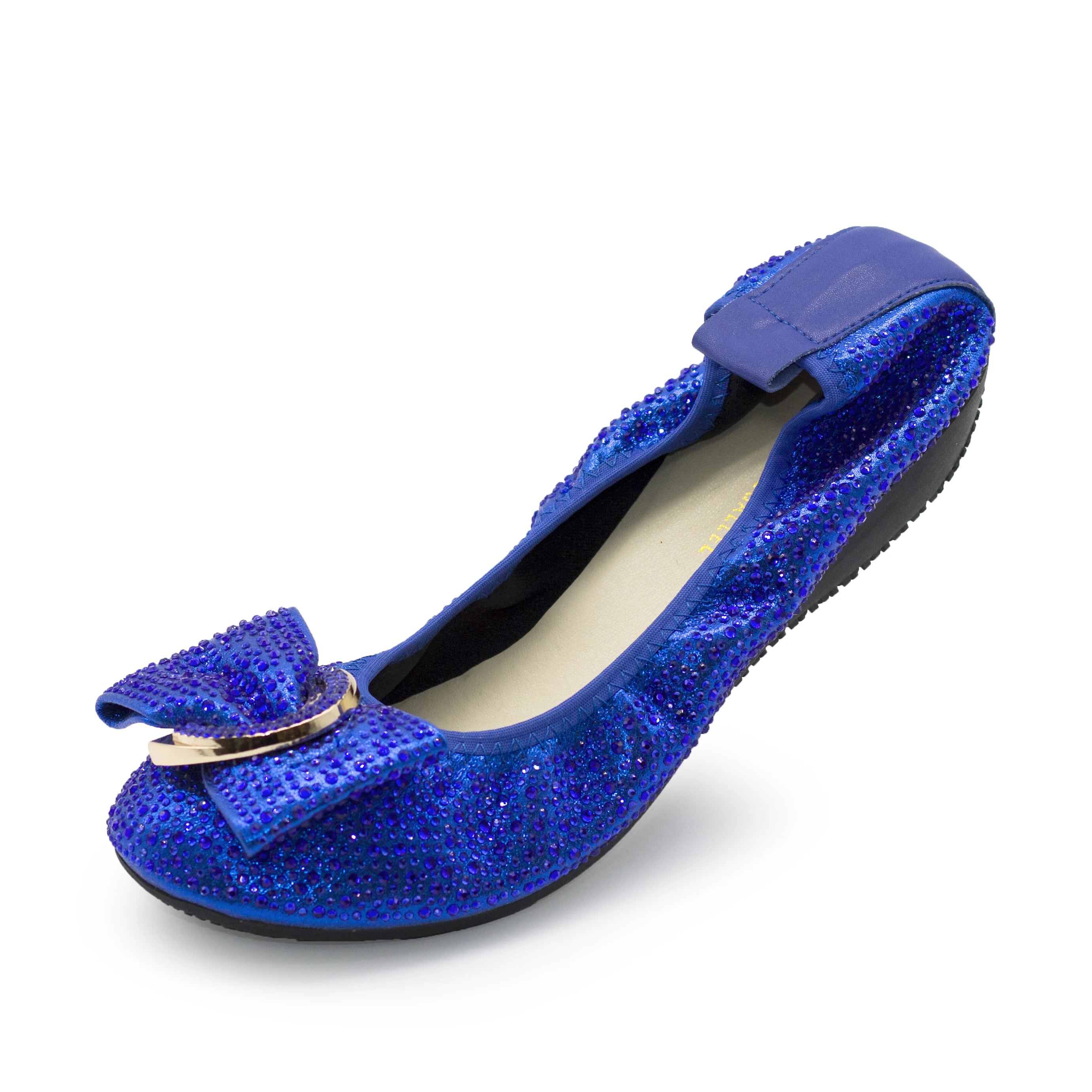Royal Blue Comfortable Ballet Flats 2022 Plus Size 43 44 45 Wedding Party Dress Flats Dressy Shoes for Lady Women's Comfy Flats