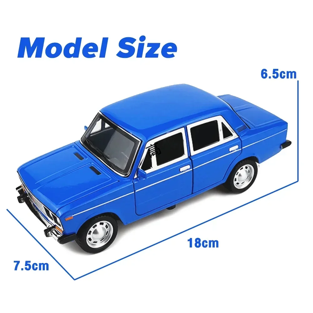 Масштаб 1/24 Лада 2106 металлические литые игрушки из сплава классические  модели автомобилей Грузовики для мальчиков детские Ретро автомобили Хобби  Коллекционные | AliExpress