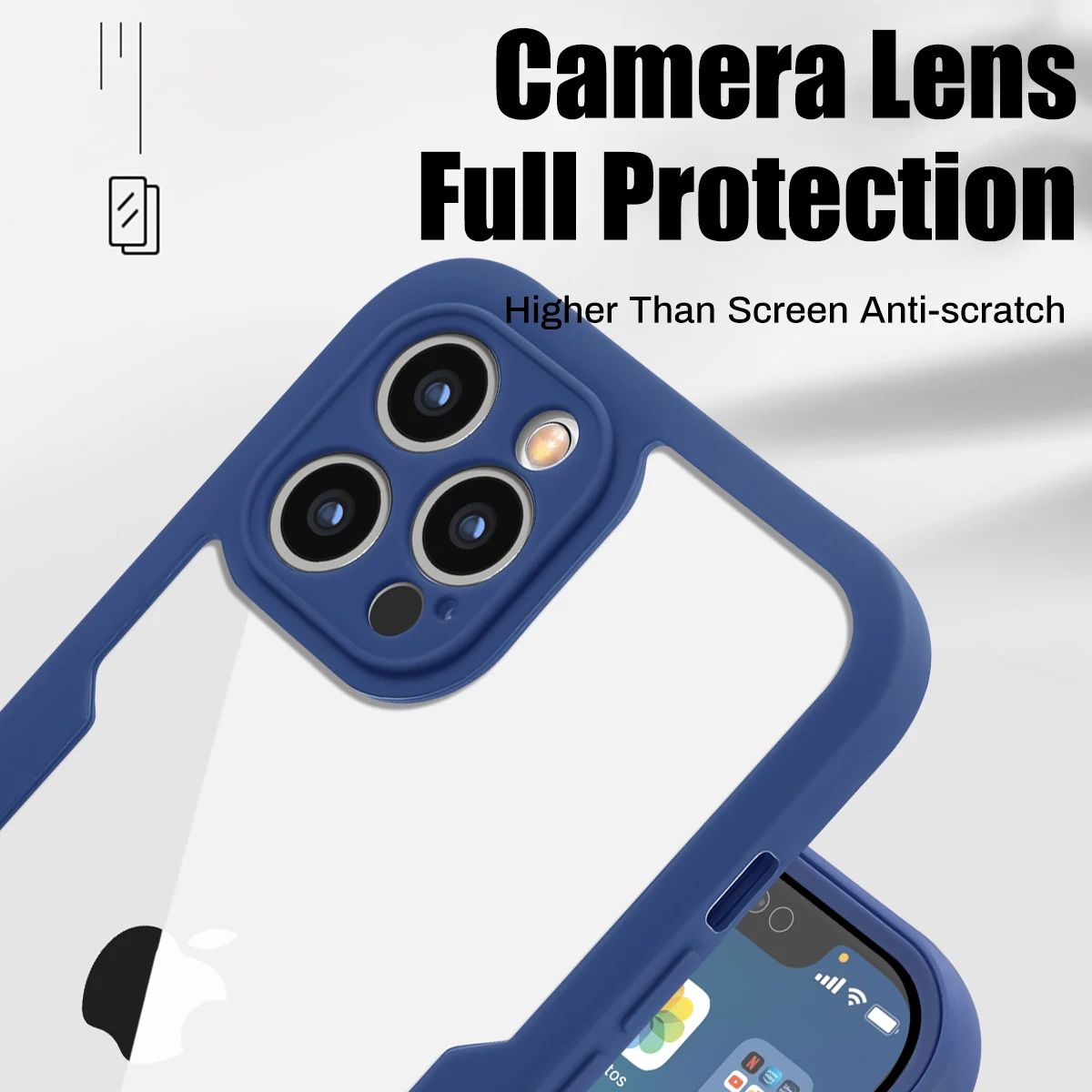 360 полноразмерный Прозрачный чехол для телефона с передним экраном iPhone 11 12 13 Pro Max