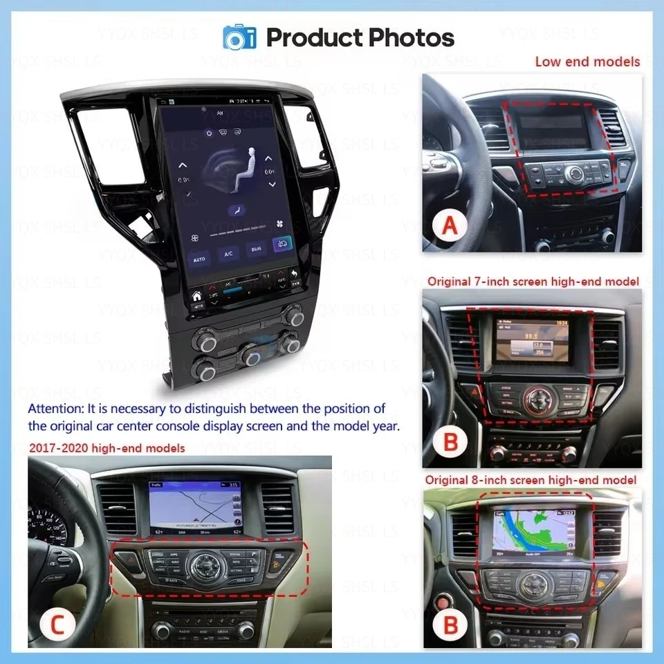 Фото Android-магнитола для Nissan Pathfinder 2012-2021 с GPS-навигацией, автомобильным радио, мультимедиа, видео, стереоприемником и поддержкой CarPlay №3