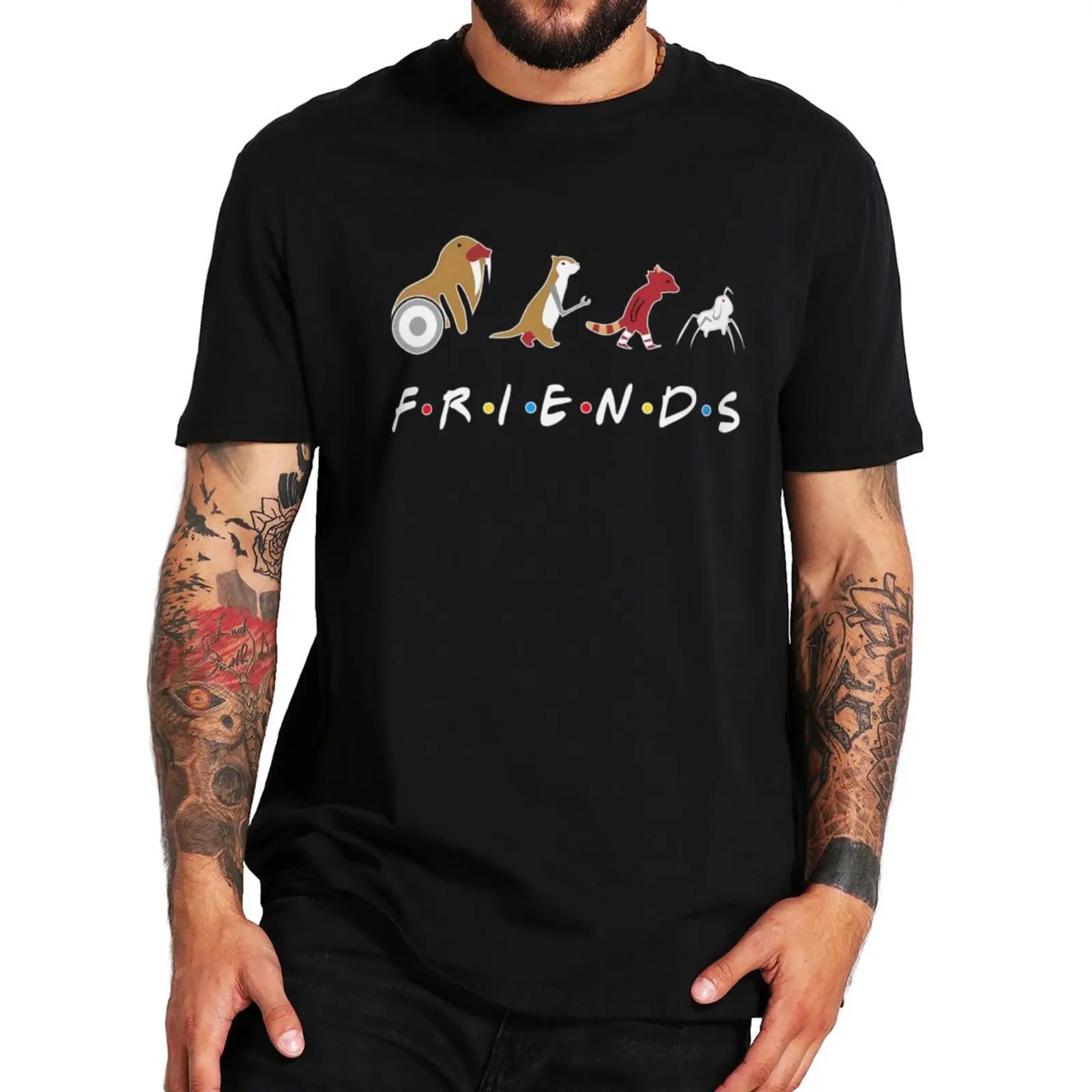 

Rocket Raccoon And Friends T Shirt Lylla Floor Teefs Fans Gift Short Sleeve Summer 100% Cotton O-neck T-shirt EU Size