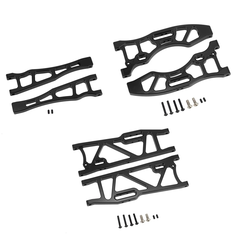 

6Pcs Metal Front&Rear Suspension Arms Set For Arrma 1/8 Kraton Notorious Outcast Talion 1/7 Fireteam Upgrade Parts