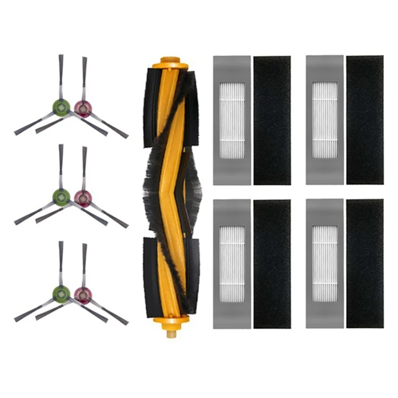 

Accessories Kit For Ecovacs Deebot Ozmo T8 T9 T8 Aivi Vacuum Cleaner Parts Roller Brush Hepa Filter Side Brush