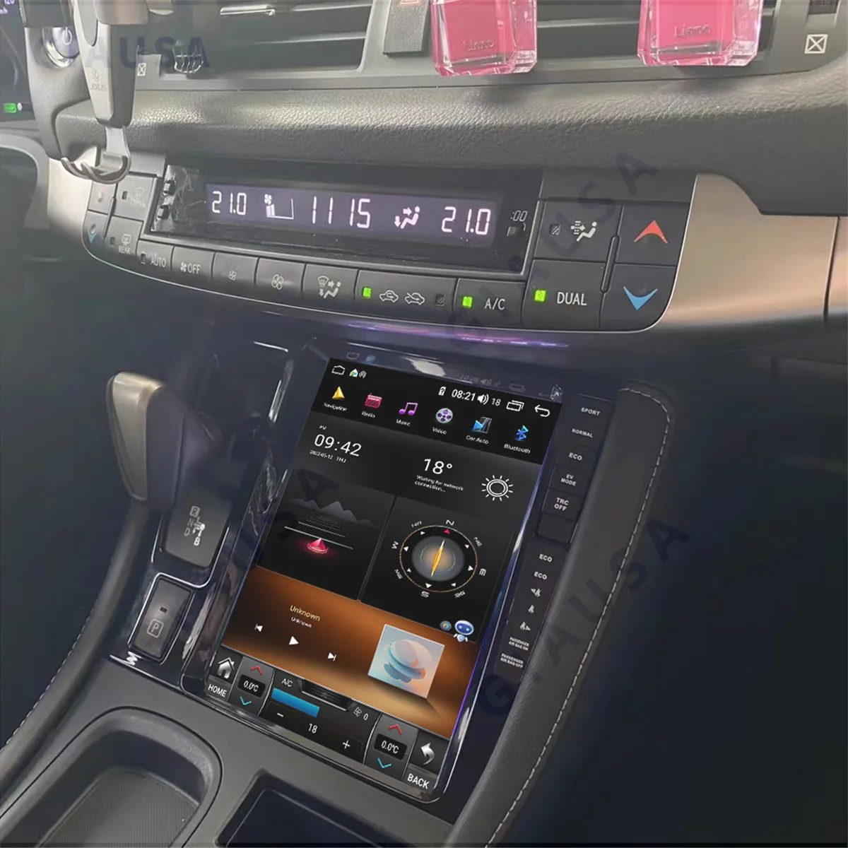 10 4 дюйма 8 + 256 ГБ Android 12 для Lexus CT200 CT200H CT 2011-2022 автомобильный радиоприемник Tesla