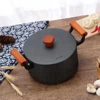 high quality eco friendly uncoated non stick kitchen cast iron wok cookware frying pan
