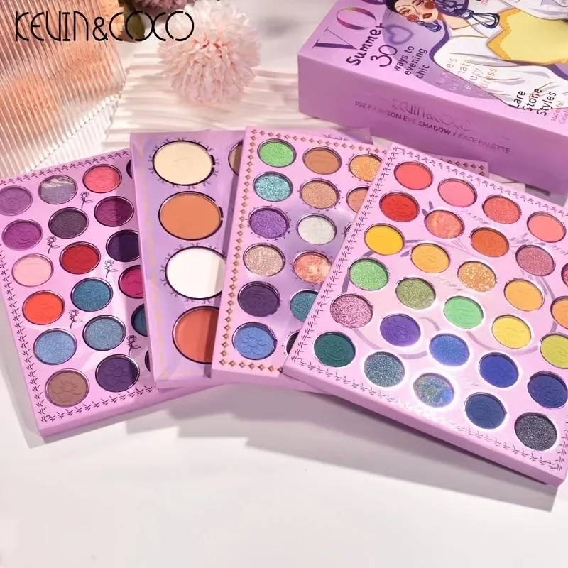 

102 Color Four-layer Three-dimensional Pearl Matte Glitter COS Stage Makeup Eyeshadow Plate Wholesale Palette Beauty Glazed