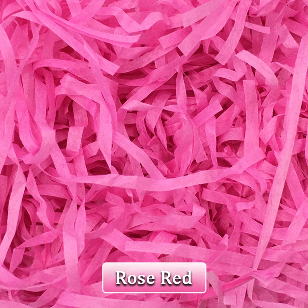 

Paper Shredded Tissue Fruit Baskets Gift Box Hamper Kraft Packaging Paper Shred Decorations Filler Soft 30 Colours