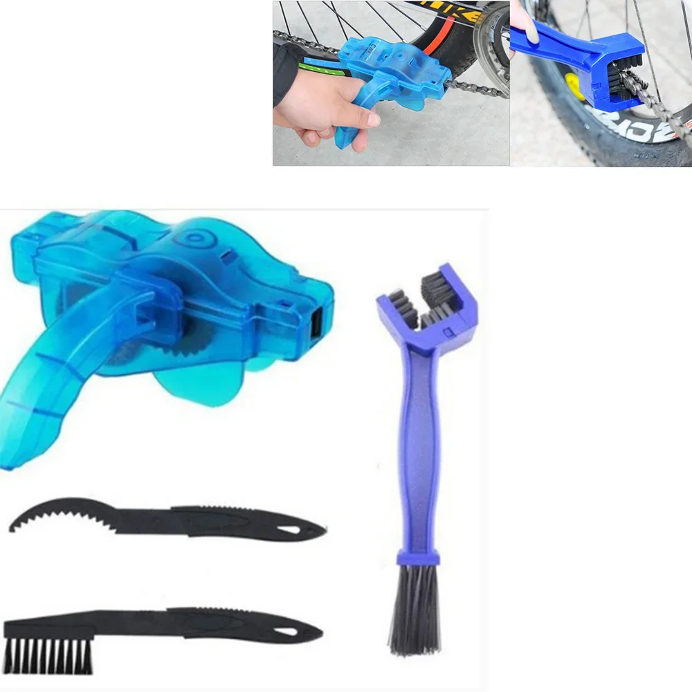 Набор из 4 шт. щетка для чистки велосипедной цепи очиститель велосипедных цепей