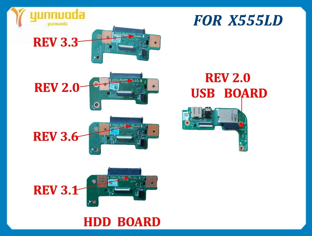 Фото Аудиоплата для ноутбуков Asus X555L, X555LD, X555LP (версии X555LD REV2.0, 3.1, 3.3, 3.6) – 100% протестировано №1
