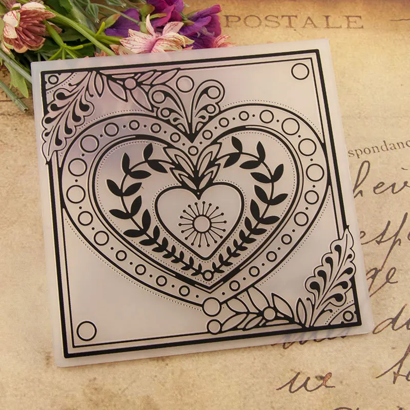 

Фотоальбом для рукоделия, тиснения, трафарет, форма для фотоальбома, декор EM166