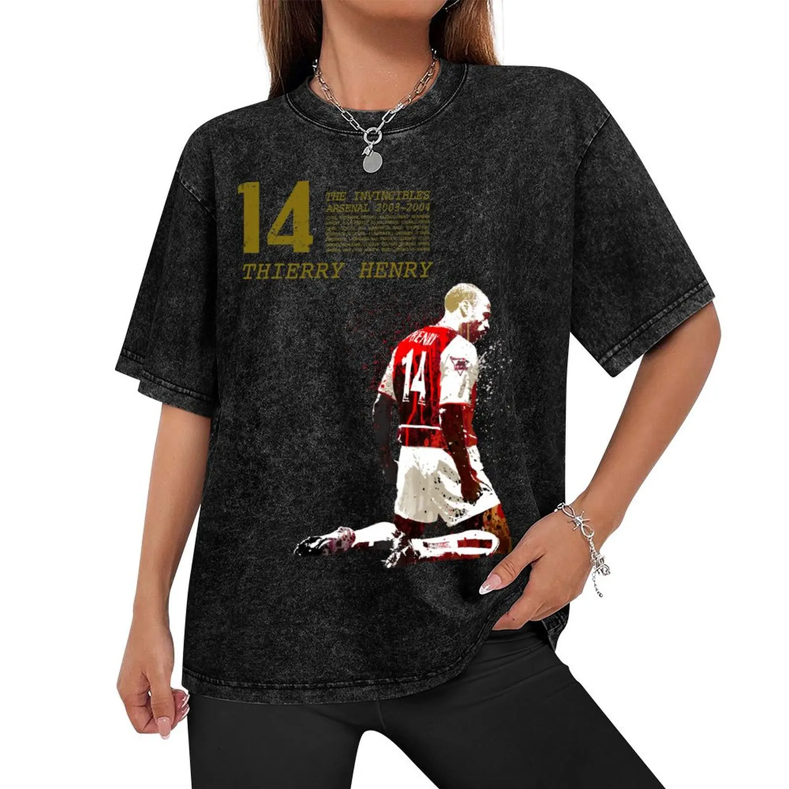 Thierry henry / on белая футболка футболки персонализированная летняя рубашка мужская с