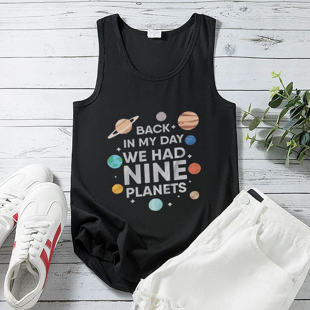 Женская летняя майка с принтом планеты Seeyoushy в мой день винтажный женский топ