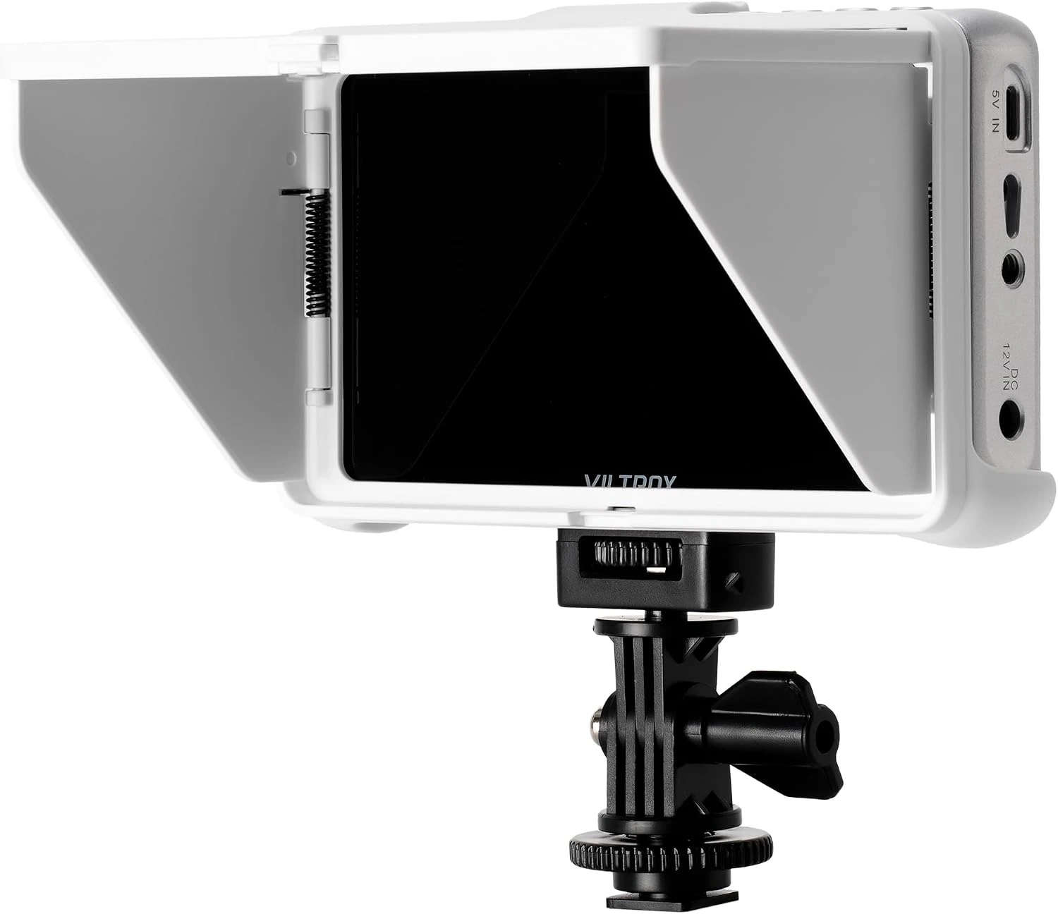 Фото VILTROX 5,5-дюймовый накамерный монитор 4K с сенсорным экраном, HDMI, полевой монитор 1920×1080 с солнцезащитным козырьком и 3D LUTs для Sony, Canon, Nikon №4