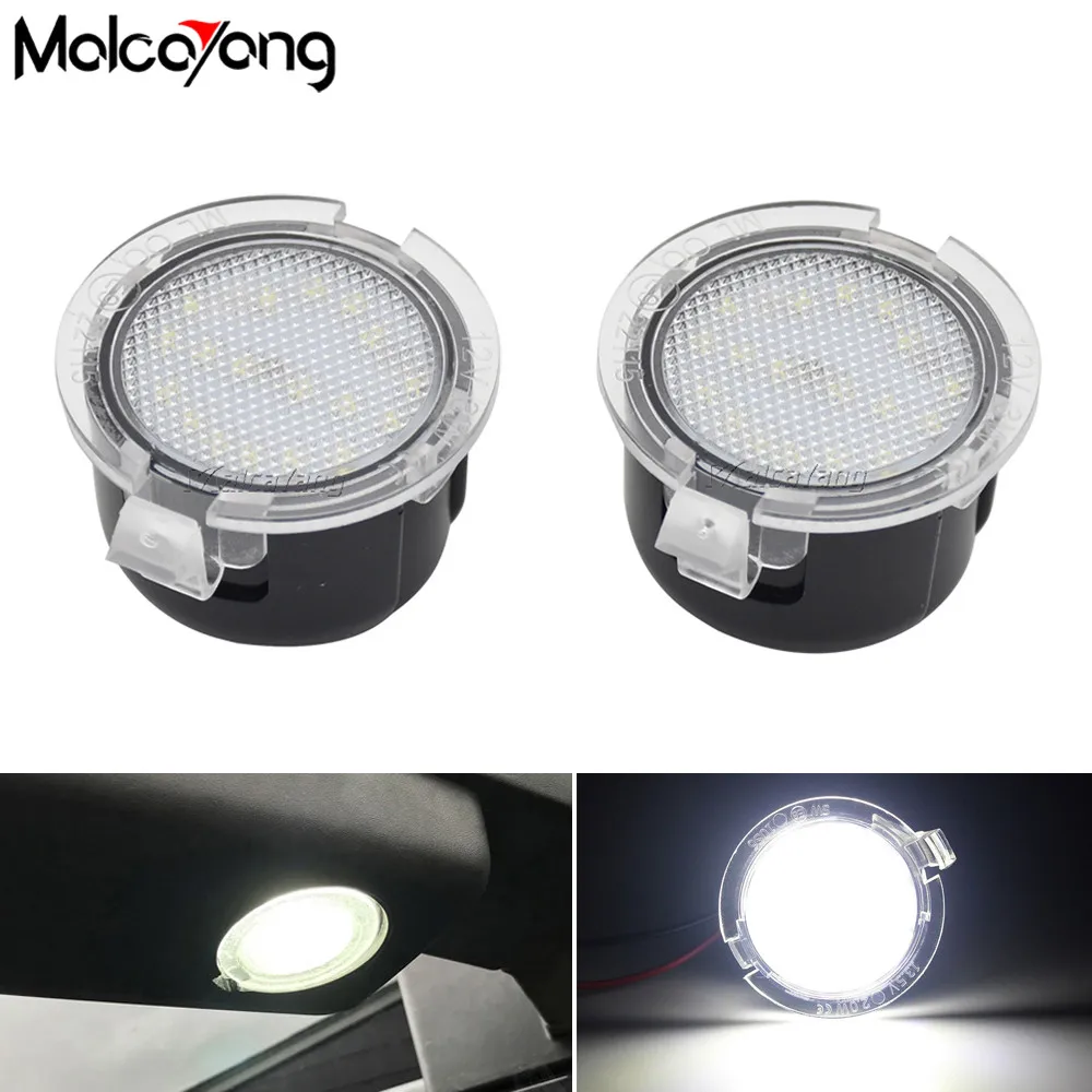 

2PCS Canbus White LED Side Rearview Mirror Puddle Light Welcome Lamp For Toyota Sequoia 2008-2021 Toyota Tundra 2007-2021