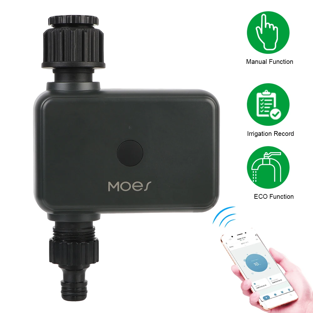 

Battery Operated WIFI Watering Timer Smart Alexa Bluetooth Garden Irrigation Controller Electronic Automatic Watering