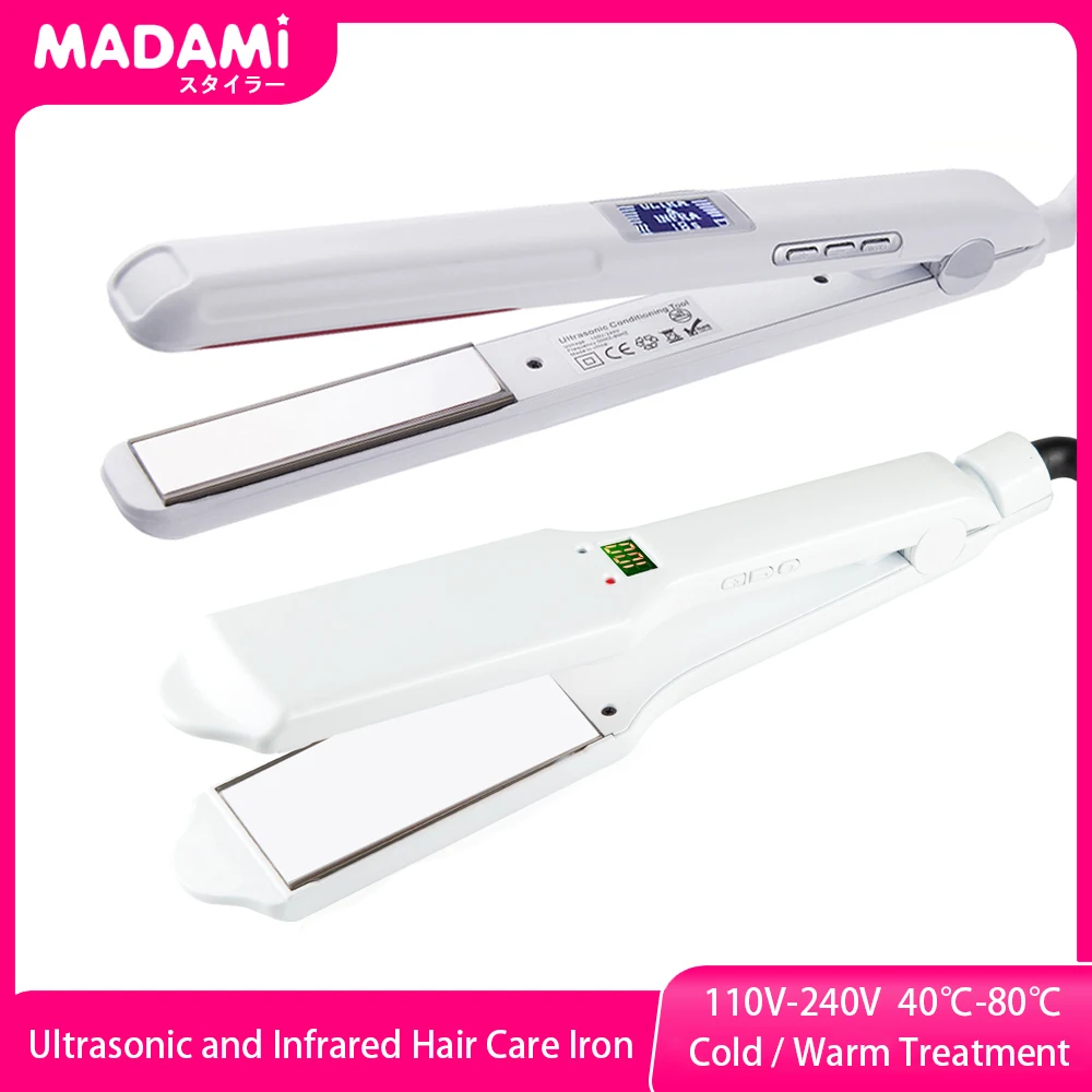 Инфракрасный утюжок для ухода за волосами ультразвуковой 2 дюйма Ширина пластины