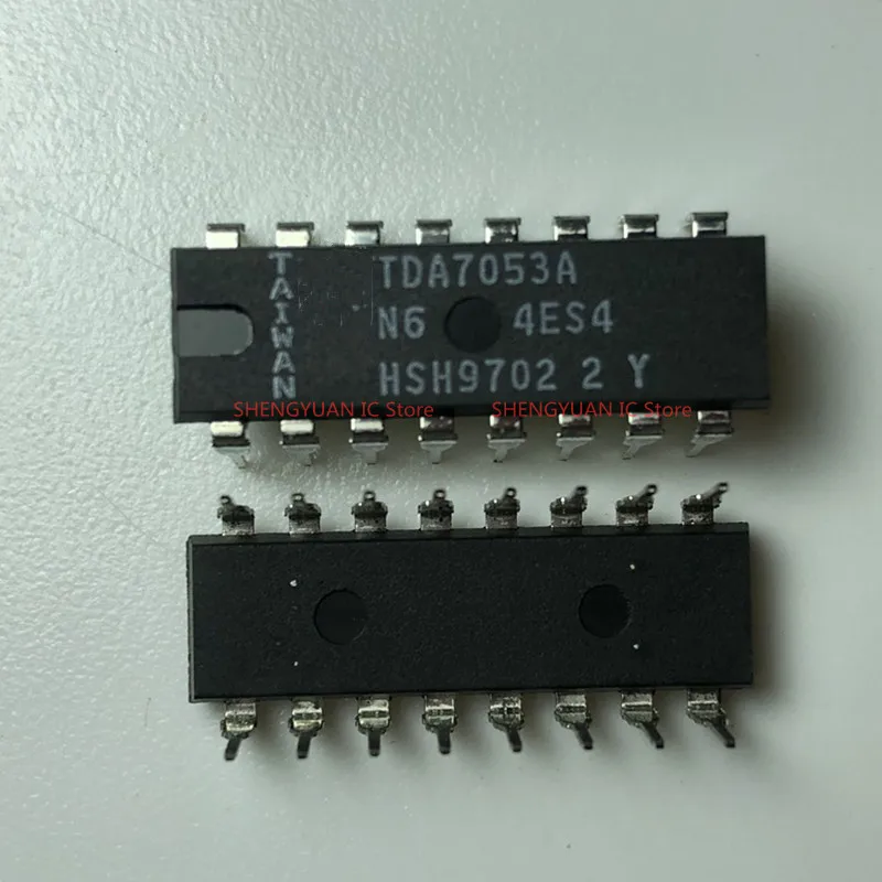 10 шт., стерео-усилитель звука TDA7053A DIP-16 TDA7053 BTL с управлением громкостью постоянного тока, 100% новый импортный оригинальный 100% качество