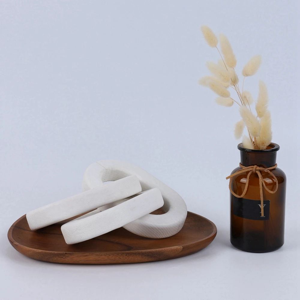 Деревянное кольцо с пряжкой в стиле бохо деревянная цепочка настольное