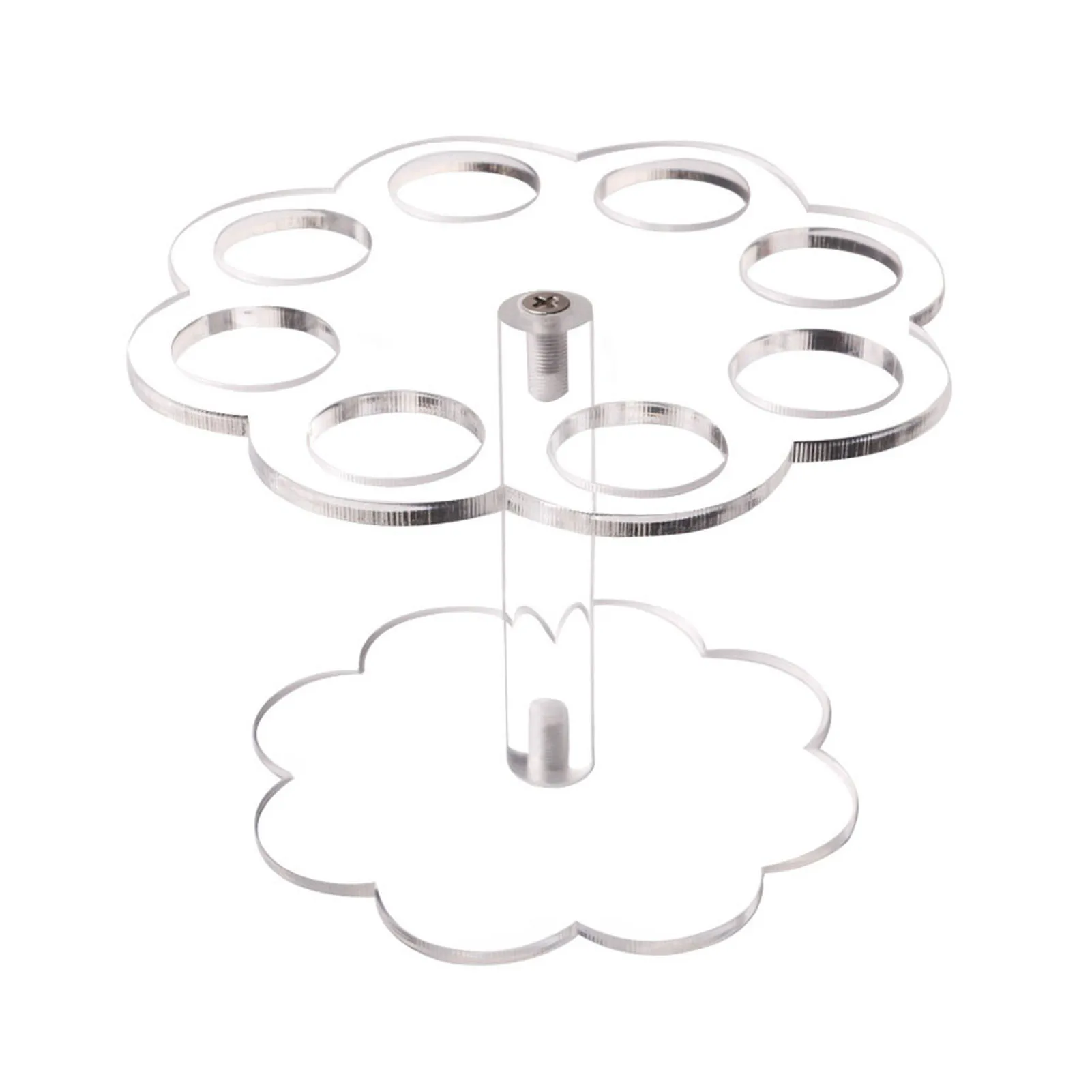 

Ice Cream Cone Holder 8 Hole Clear Acrylic Ice Cream Stand Cupcake Cones Baking Rack Sushi Hand Roll Display Stand For Party