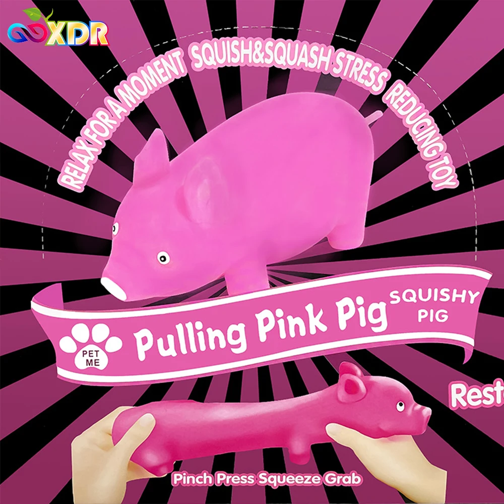 

Mochi Cute Animal Pinch Ball Pig Toys Fidget Toy To Vent Children Pinching Joys Stress Vent Toy Ball Office Outdoor Toys Relief