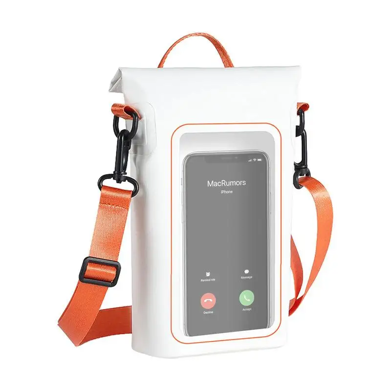 

Waterproof Pouch For Phone Smartphone Protector TPU Double-Layer Sealed Lanyard For Travel Beach Diving Swimming