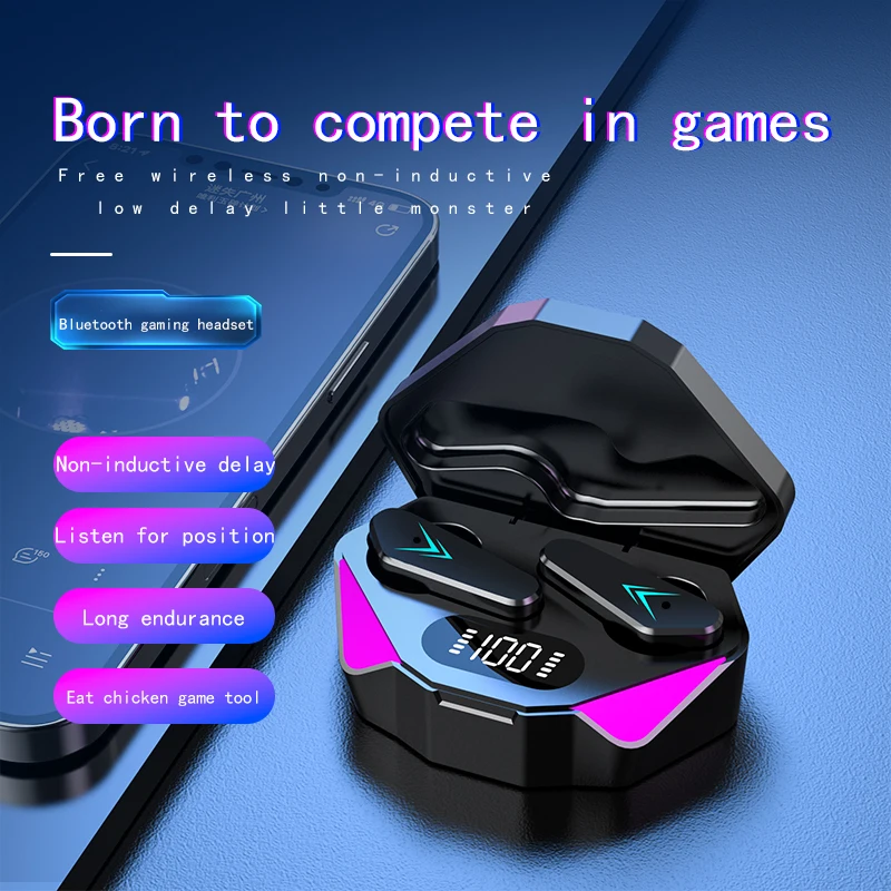 Светодиодные наушники с сенсорным управлением для Xiaomi Mi Poco M3 Pro 5G F3 GT F2 C3 X3 Mix 4 3 Note 10