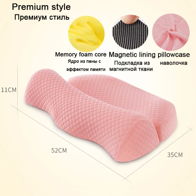 

Memory foam pillow Bed products Orthopedic neck pad Ergonomic massage sleep pillow soothing neck pain rebound pad
