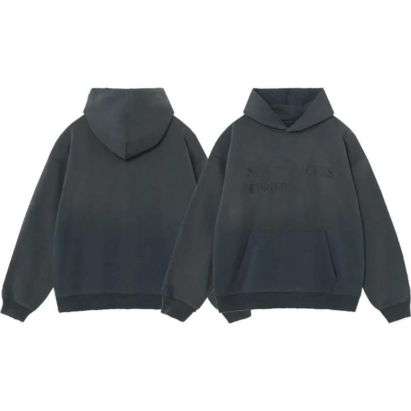 Модная повседневная толстовка с капюшоном для мужчин и женщин модель 2024aw Y2k