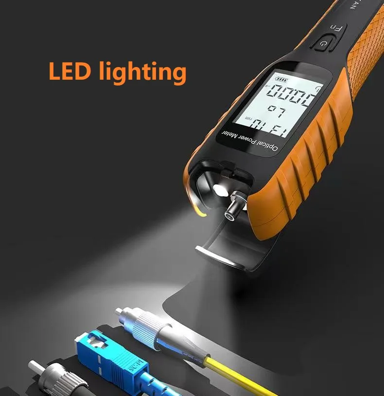 Multifunction New G11 High Precision Rechargeable Battery Optical Power Meter FTTH Color LCD Screen With Flash OPM 5G Wavelength