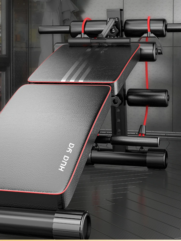 

Sit-Ups Fitness Equipment Household Foot Holder Folding Supine Board Abdominal Board