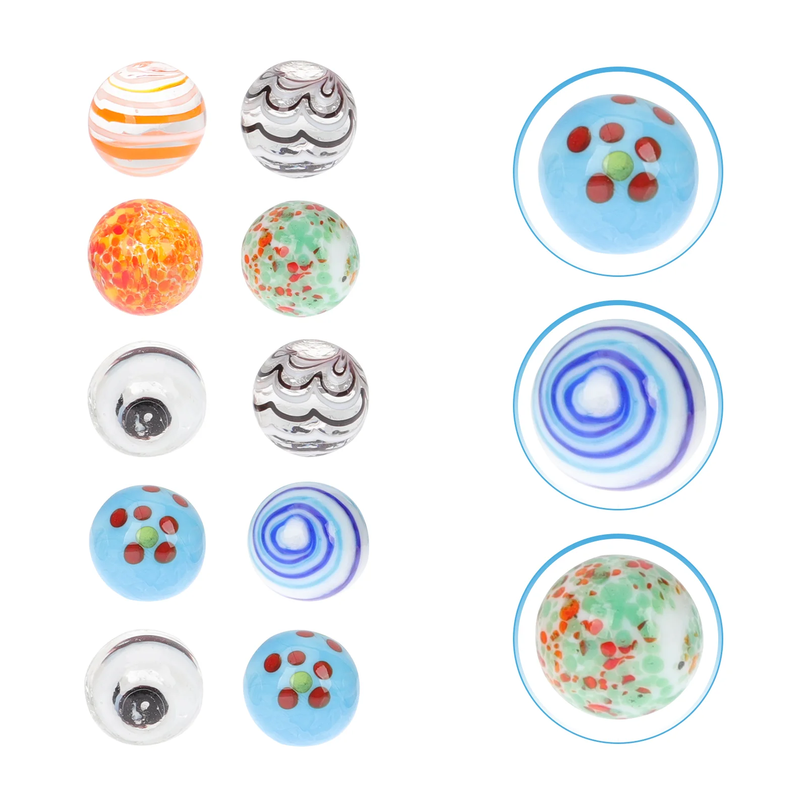 

Glass Balldecorative Sphere Beads Orbs Mini Bead Christmas Mosaic Ornament Style Vase Table Crafts Vintagefillers Retro