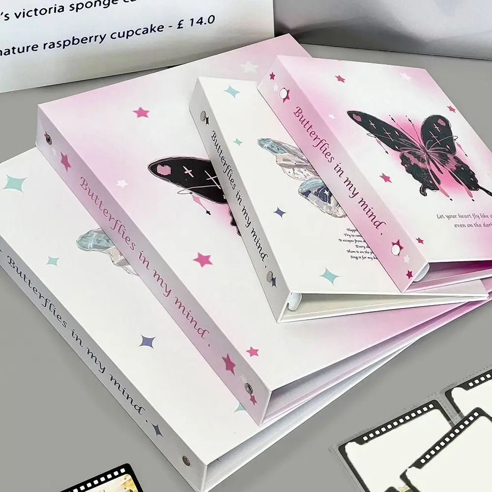 

Butterfly A4/A5 Binder Photocard Holder Kpop Idol Photo Album Kawaii Collect Book DIY Journal Dairy Photo Storage Albums