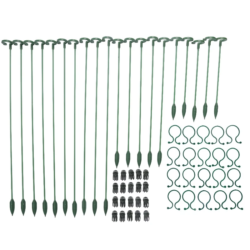 60 шт. набор креплений для растений-20 упаковок крепежные палочки цветов (3 размера)