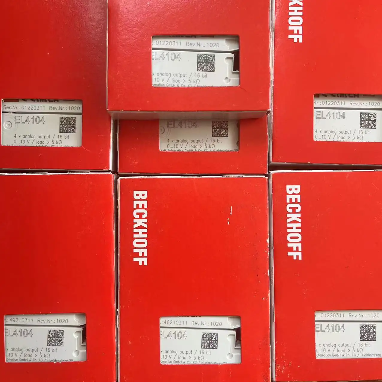 Немецкий модуль Beckhoff EL3104 EL4104 EL4014 EL3024 EL4024 EL3054 EL3064
