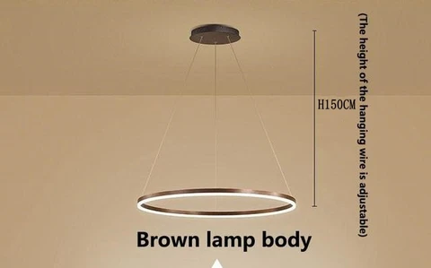 Современная светодиодная люстра, круглая потолочная лампа для спальни, кухни, столовой, минималистичный Настольный подвесной светильник по центру, домашний декор