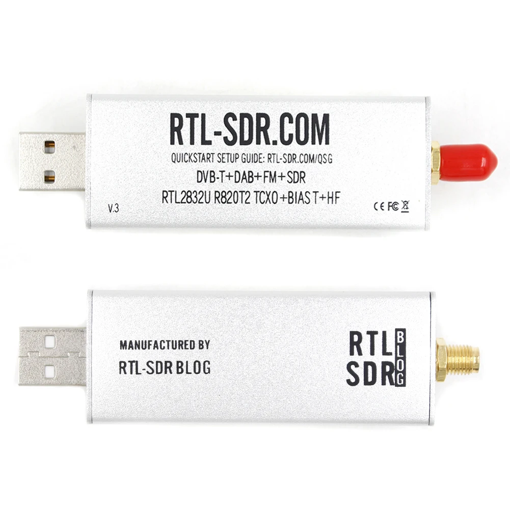 

RTL-SDR V3 RTL2832U 1PPM SMA Software Dongle Defined Radio Single Bias Accessory For RTL Model Software Defined Radio Receiver