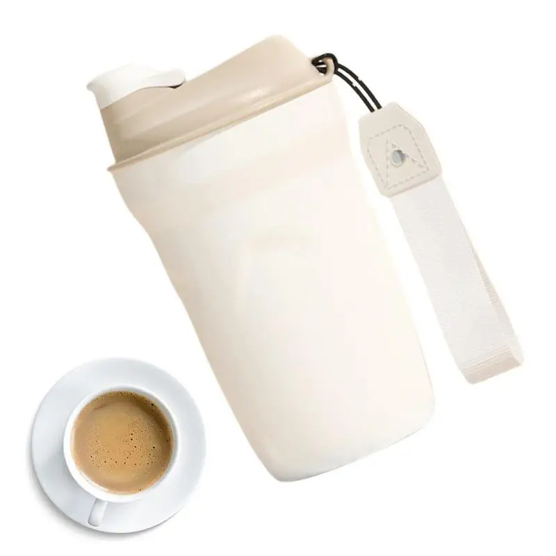 

Thermo Coffee Mug Spill Proof Double Wall Vacuum Insulated With Lid 14 OZ Stainless Steel Travel Thermos Cup For Keep Tea