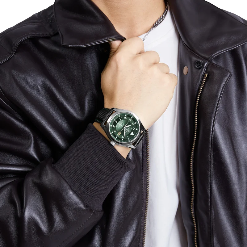 Часы наручные NAVIFORCE Мужские кварцевые брендовые светящиеся водонепроницаемые в