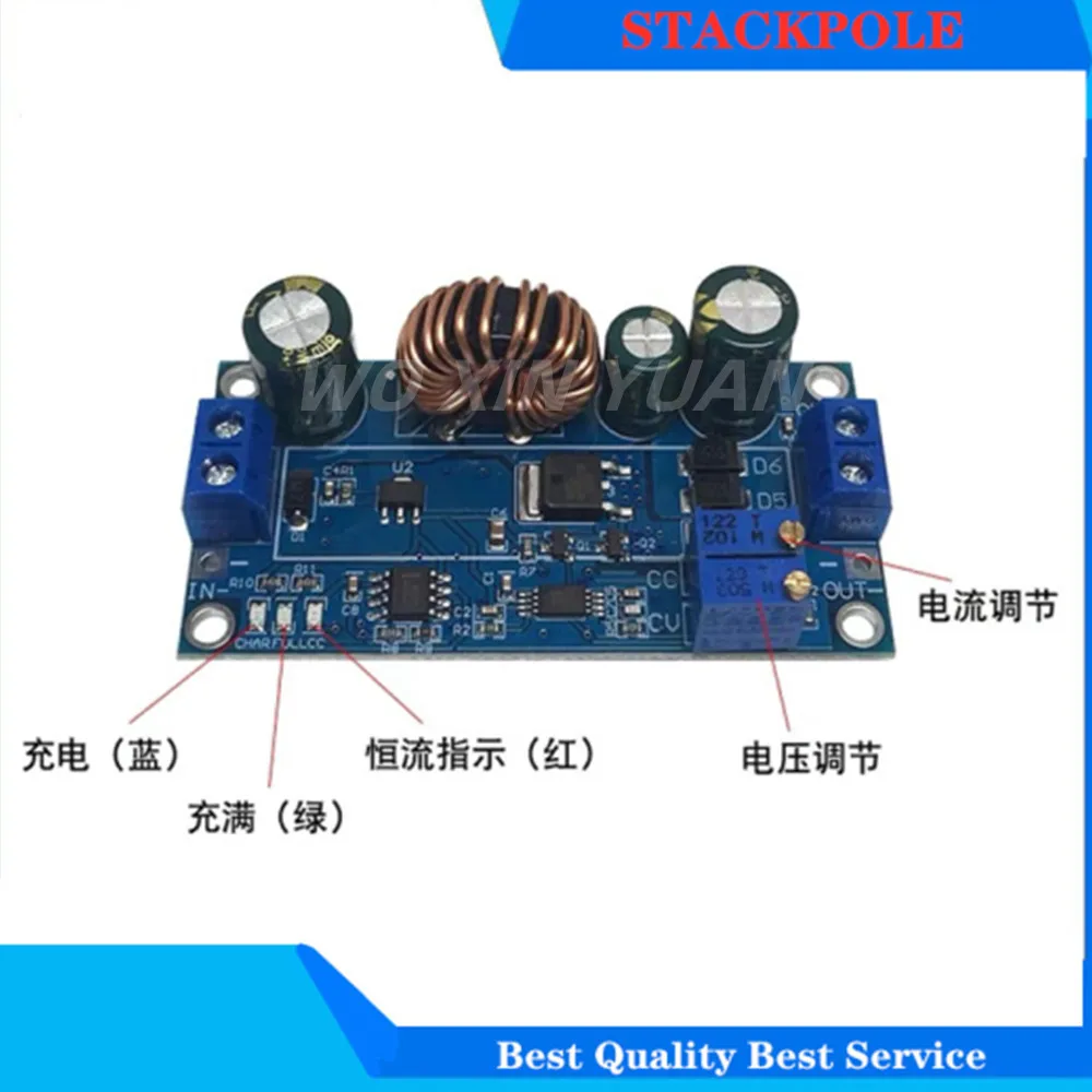 Регулируемый понижающий преобразователь CC CV 3 А 35 Вт 5 -30 В постоянного тока в 0 5-30